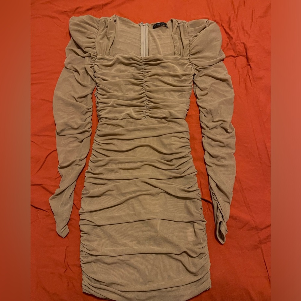 Fitted mesh dress